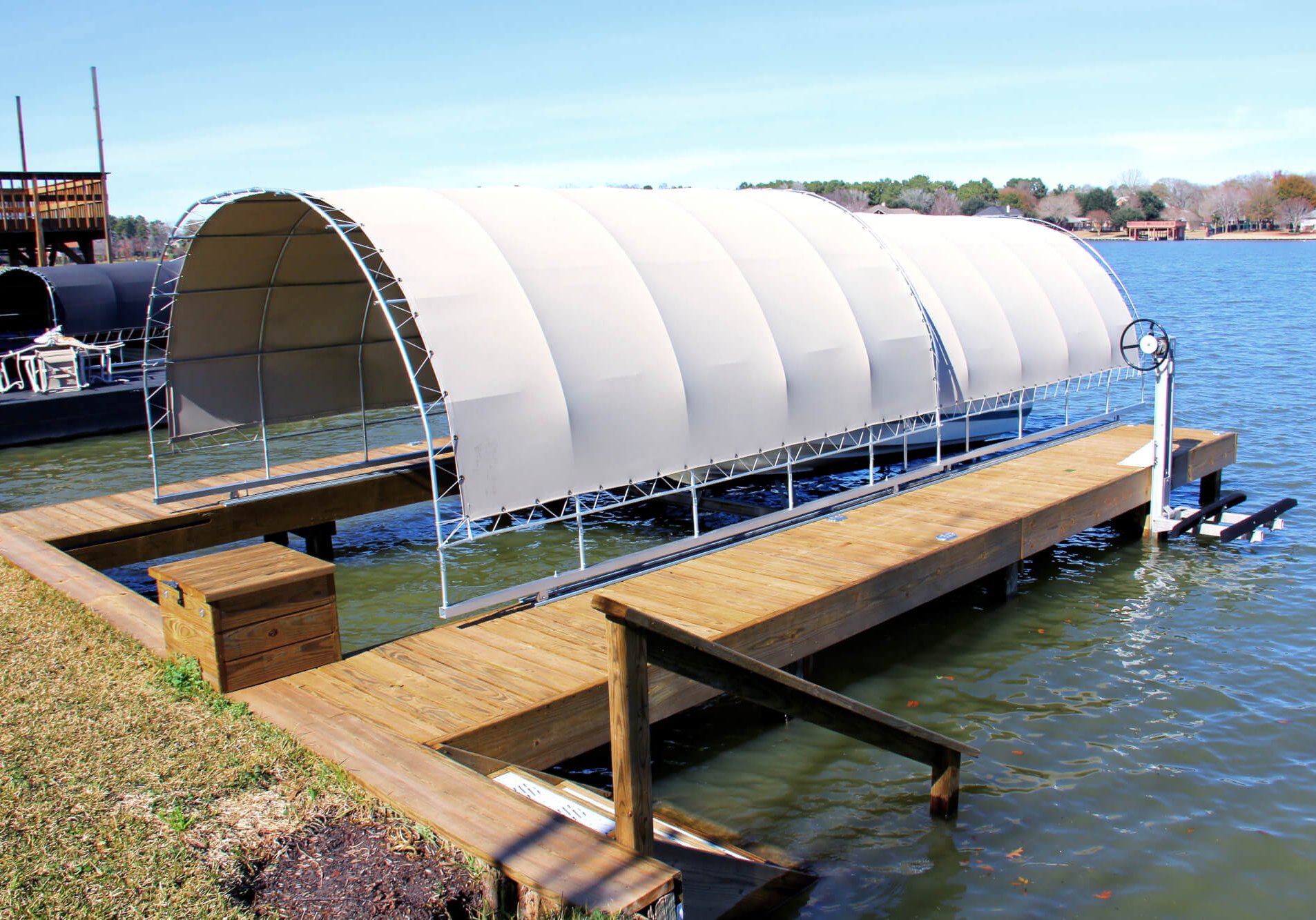 Boat Slip Covers - Anchor Boatlifts