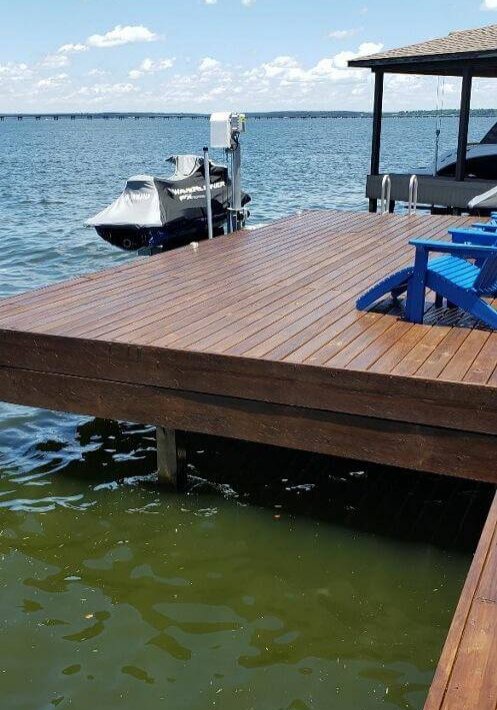 Custom Jet Ski Lifts on Lake Conroe